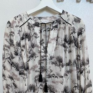 Club Monaco Silk Blouse